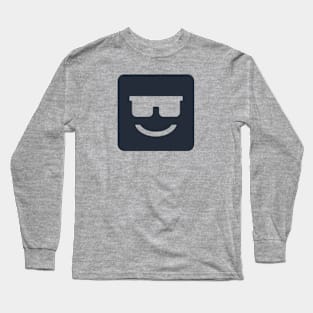Cool emoji face with sunglasses Long Sleeve T-Shirt
